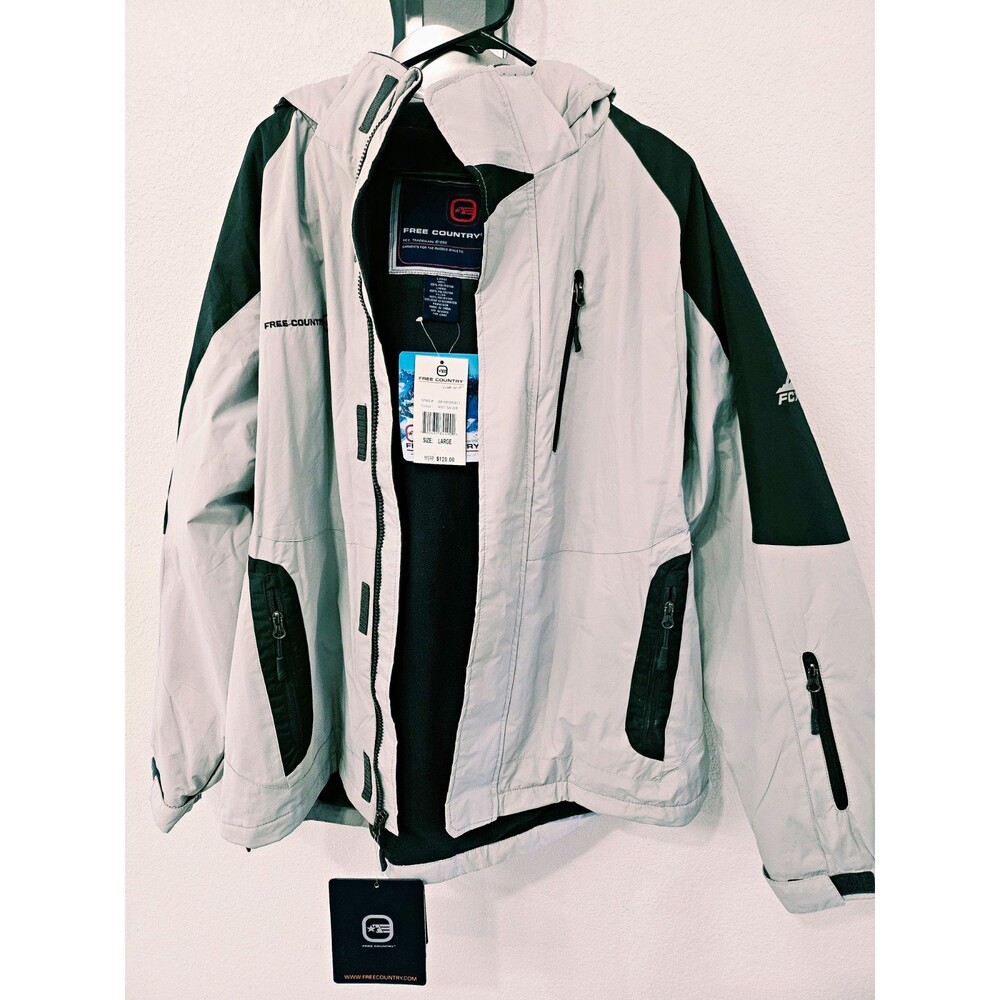 Free Country Men's Large Jacket NWT Full Zip